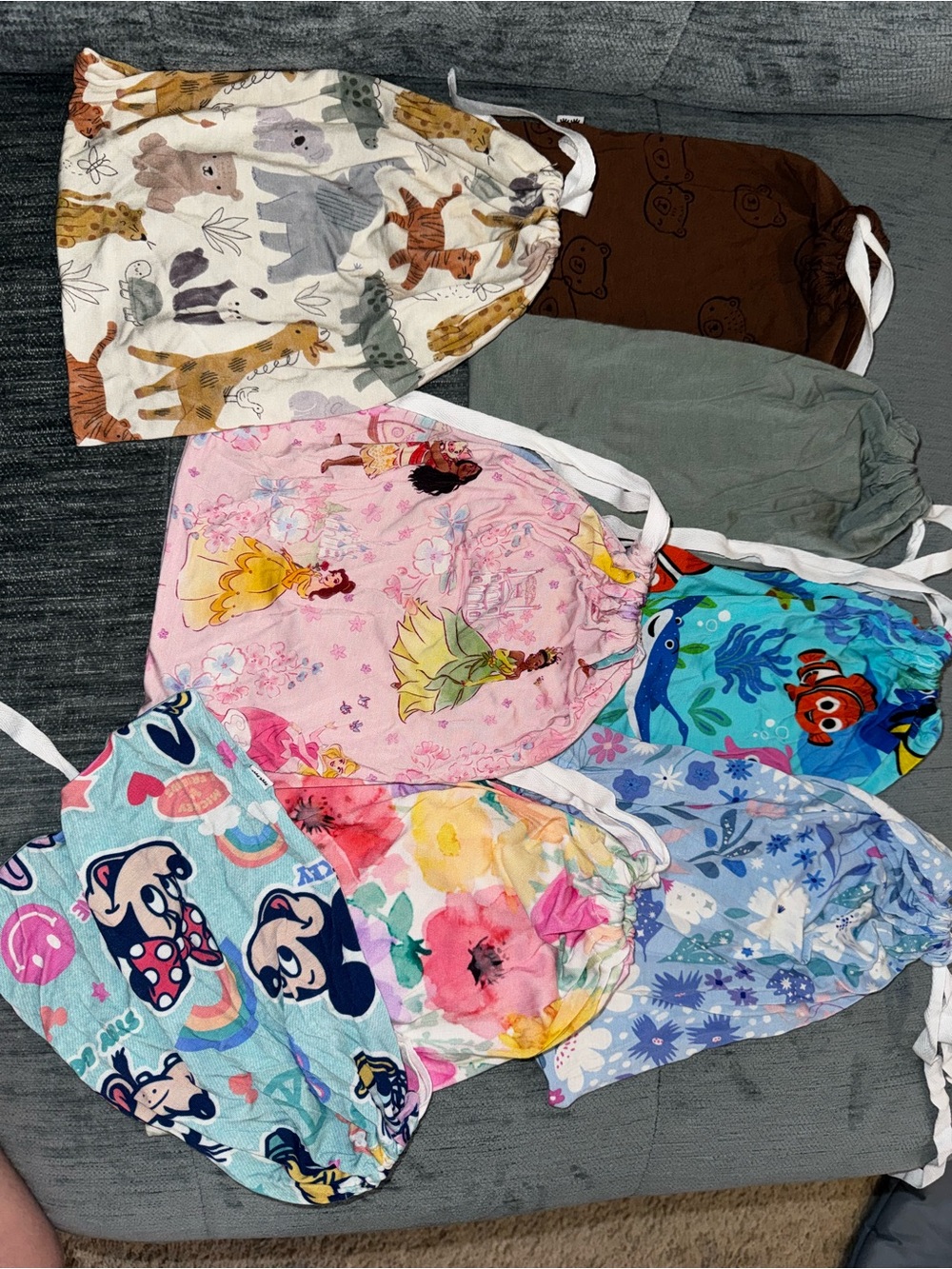 Little sleepies crib sheet bags